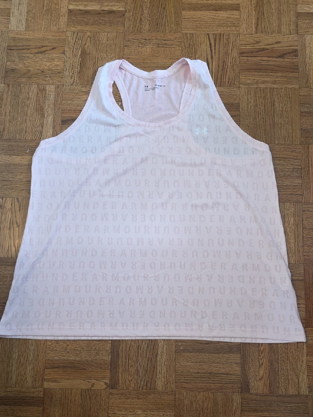 Under Armour Light Pink Racerback Tank Top